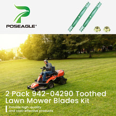 POSEAGLE close-up of blade cutting edge showing sharp gator teeth for cleaner cuts
