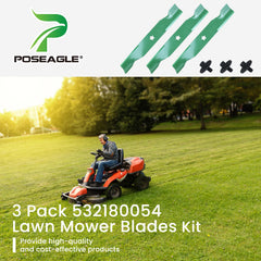 POSEAGLE close-up cutting edge showing pre-sharpened blade for cleaner cuts