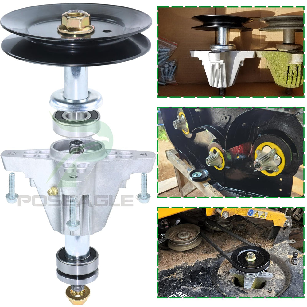POSEAGLE fasteners and grease zerk detail showing easy maintenance benefit
