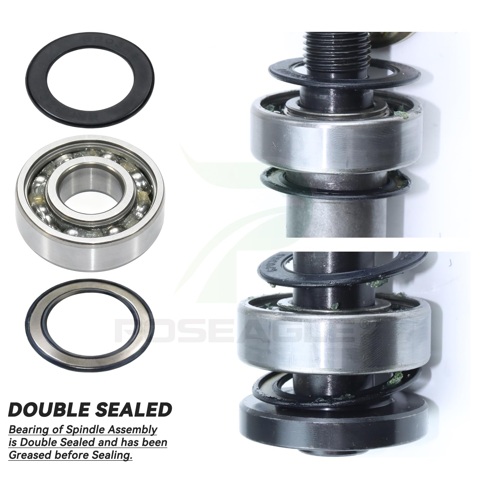 POSEAGLE grade-5 bolts and hardware laid out for secure, vibration-free mounting