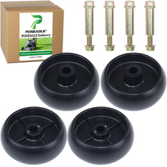 POSEAGLE front view of four GX10168 deck wheels showing fit and finish benefits