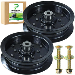 POSEAGLE front view of two idler pulleys showing exact fit