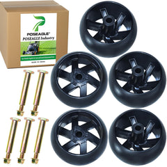 POSEAGLE front view of five gauge wheels showing complete replacement kit and fit