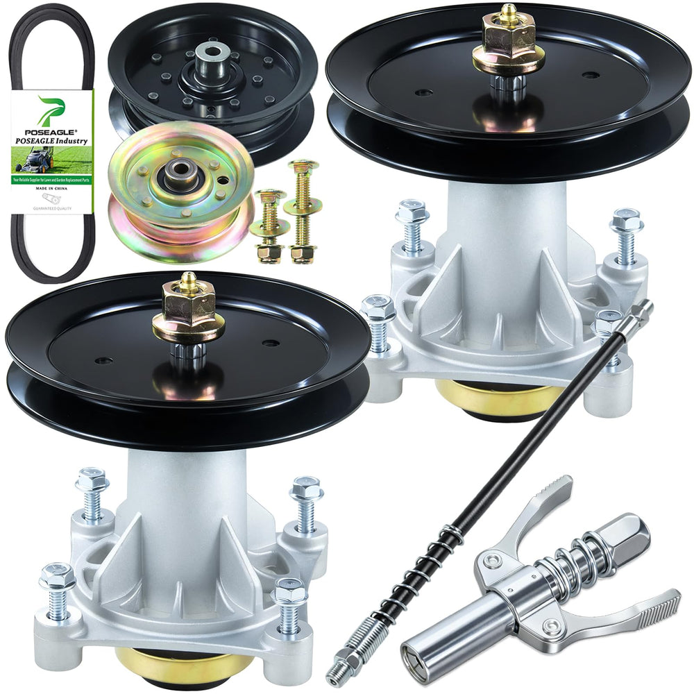 POSEAGLE spindle assembly front view showing durable housing and quick fit