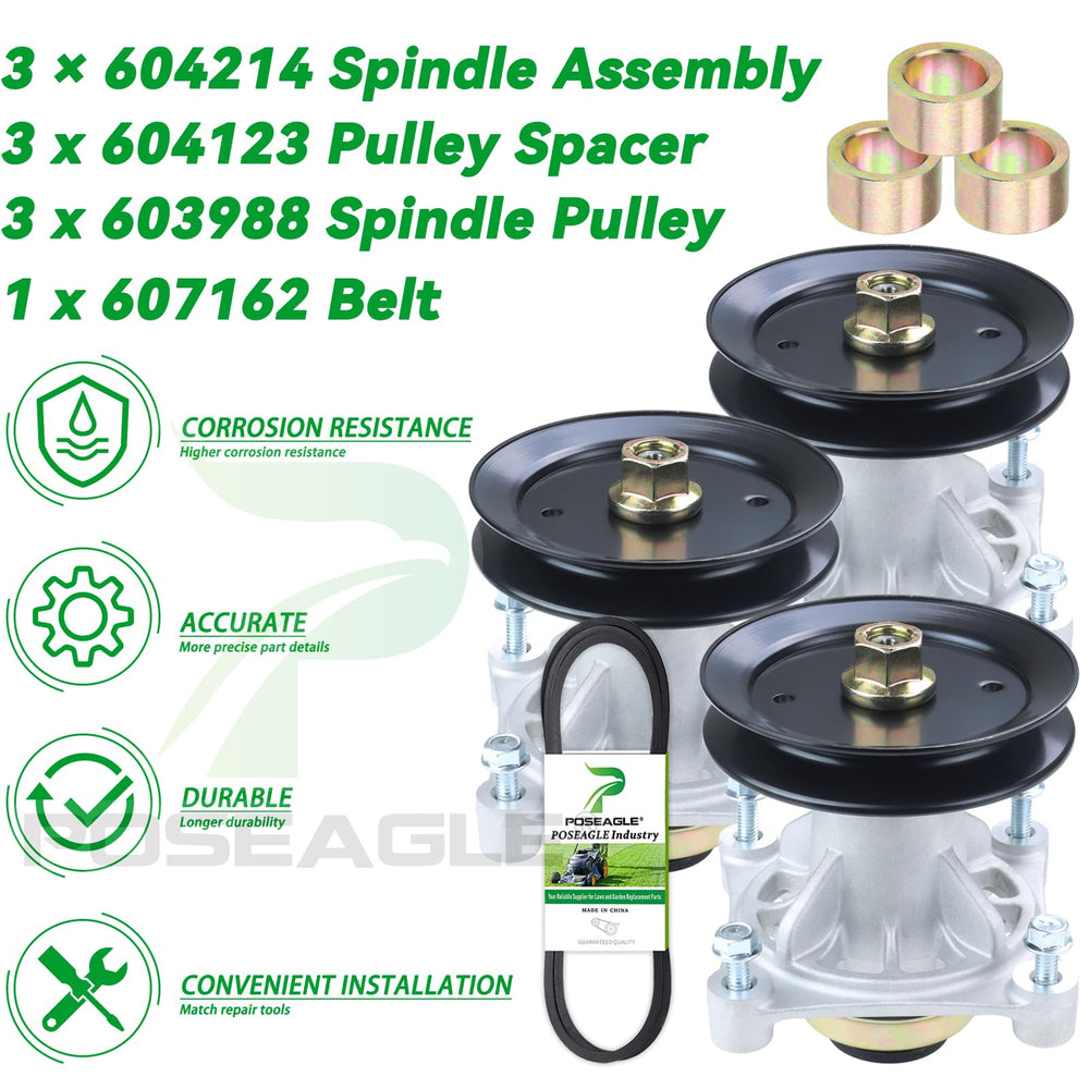 POSEAGLE grease zerk and grade 5 bolt detail for easier maintenance benefit