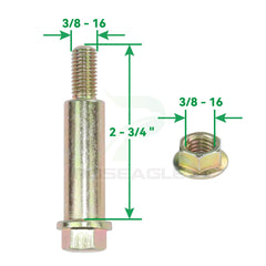 POSEAGLE hardware kit with bolts and flanged nuts showing rust-resistant benefit