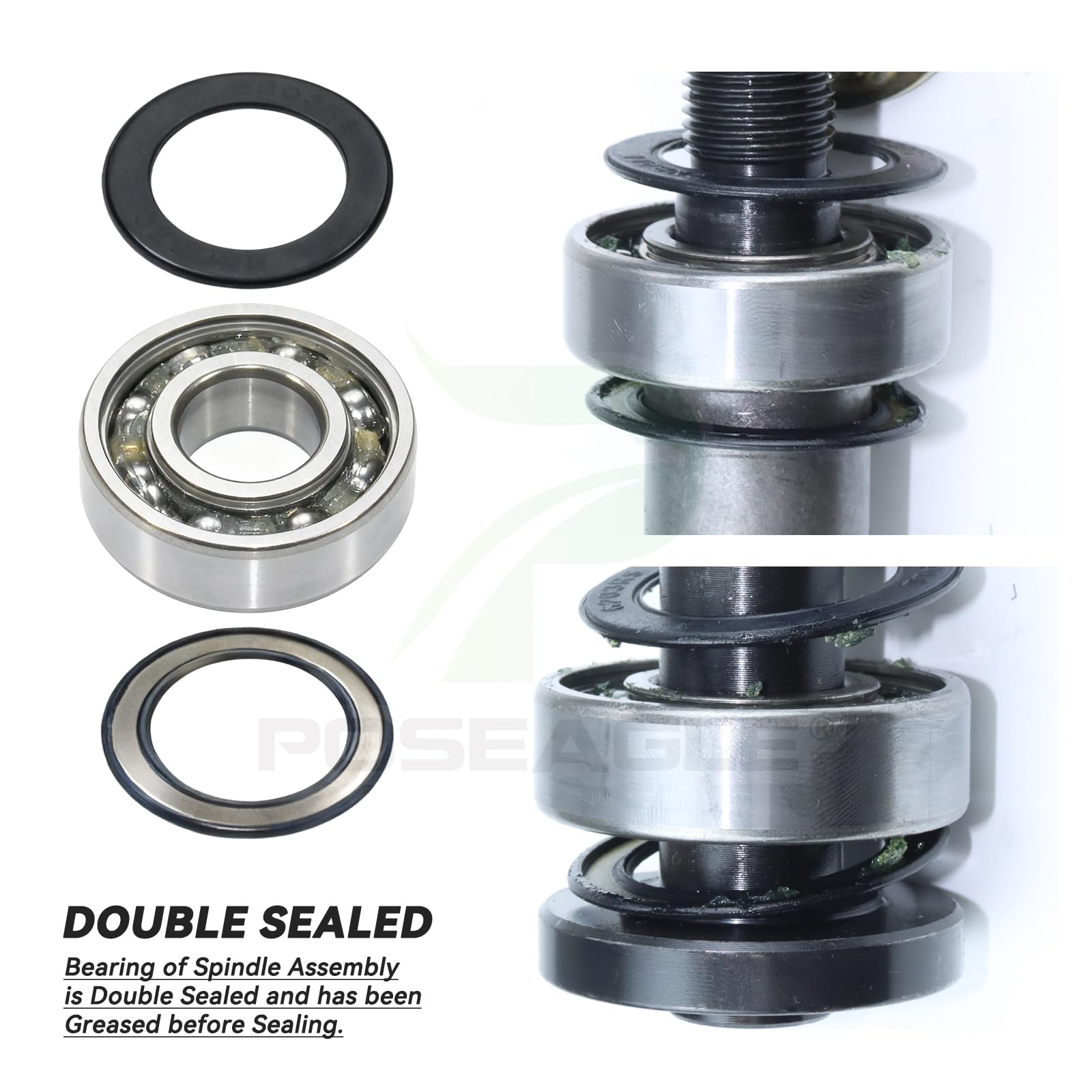 POSEAGLE hardware kit with fasteners organized for easy installation and reliability