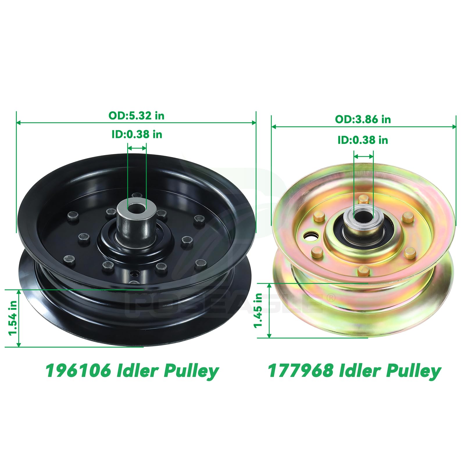 POSEAGLE hardware kit and fasteners included for correct installation benefit