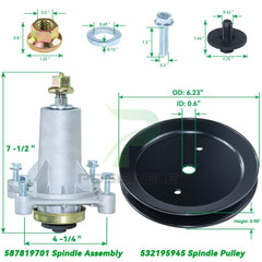 POSEAGLE idler pulleys with hardware kit for secure, reliable mounting