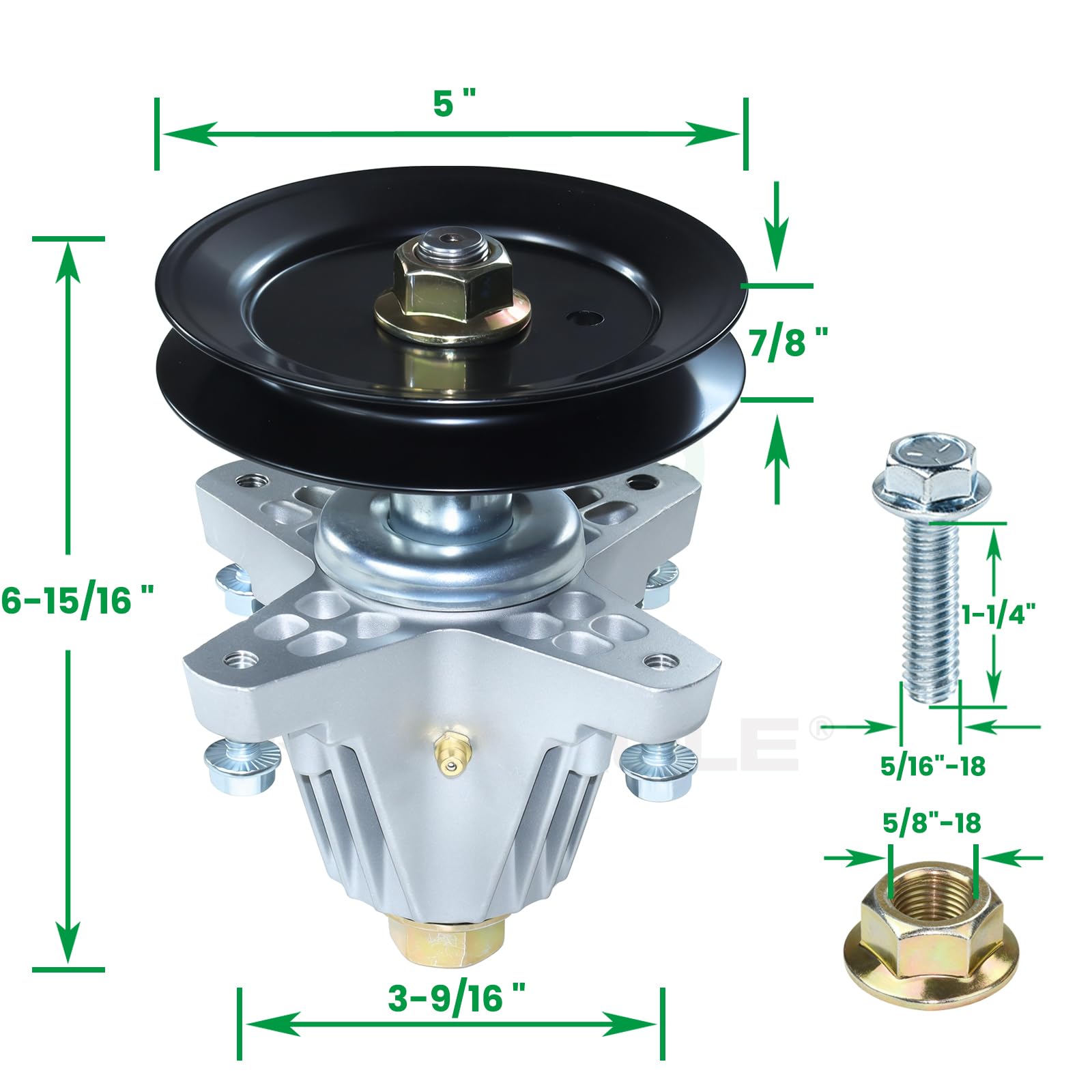 POSEAGLE idler pulley assembly image showing correct pulley replacement benefits
