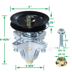 POSEAGLE idler pulley assembly image showing correct pulley replacement benefits