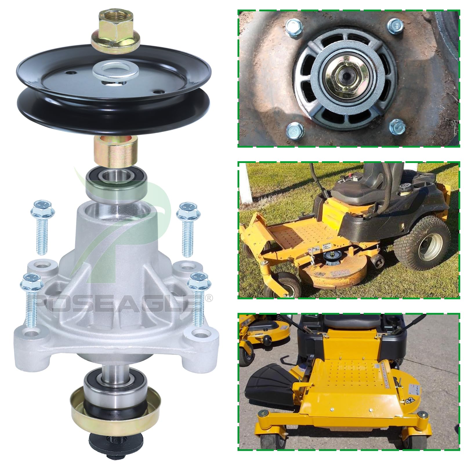 POSEAGLE full kit arranged showing all included parts for convenient replacement