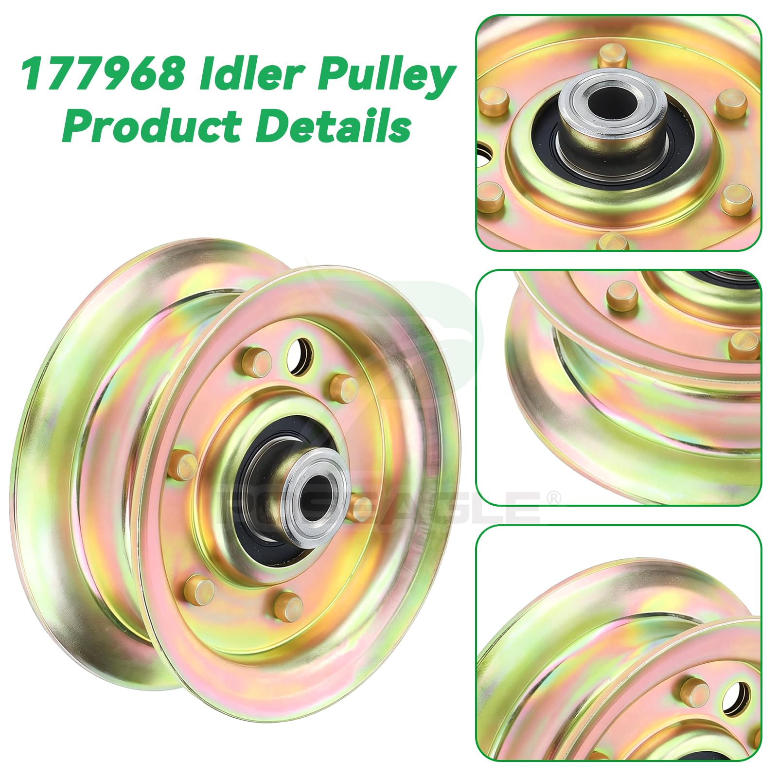 POSEAGLE stamped label and specs for easy part identification benefit