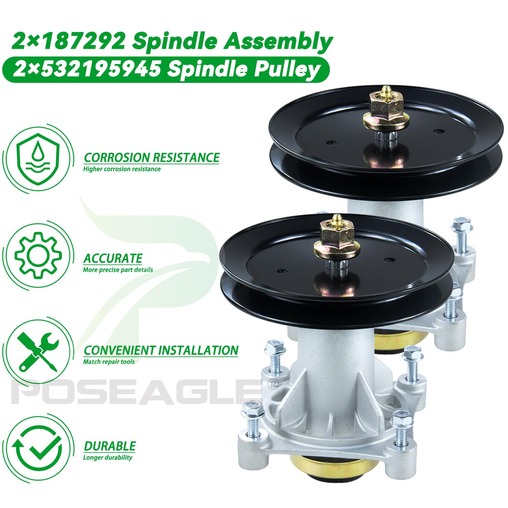 POSEAGLE gardener replacing spindle showing practical DIY installation benefit