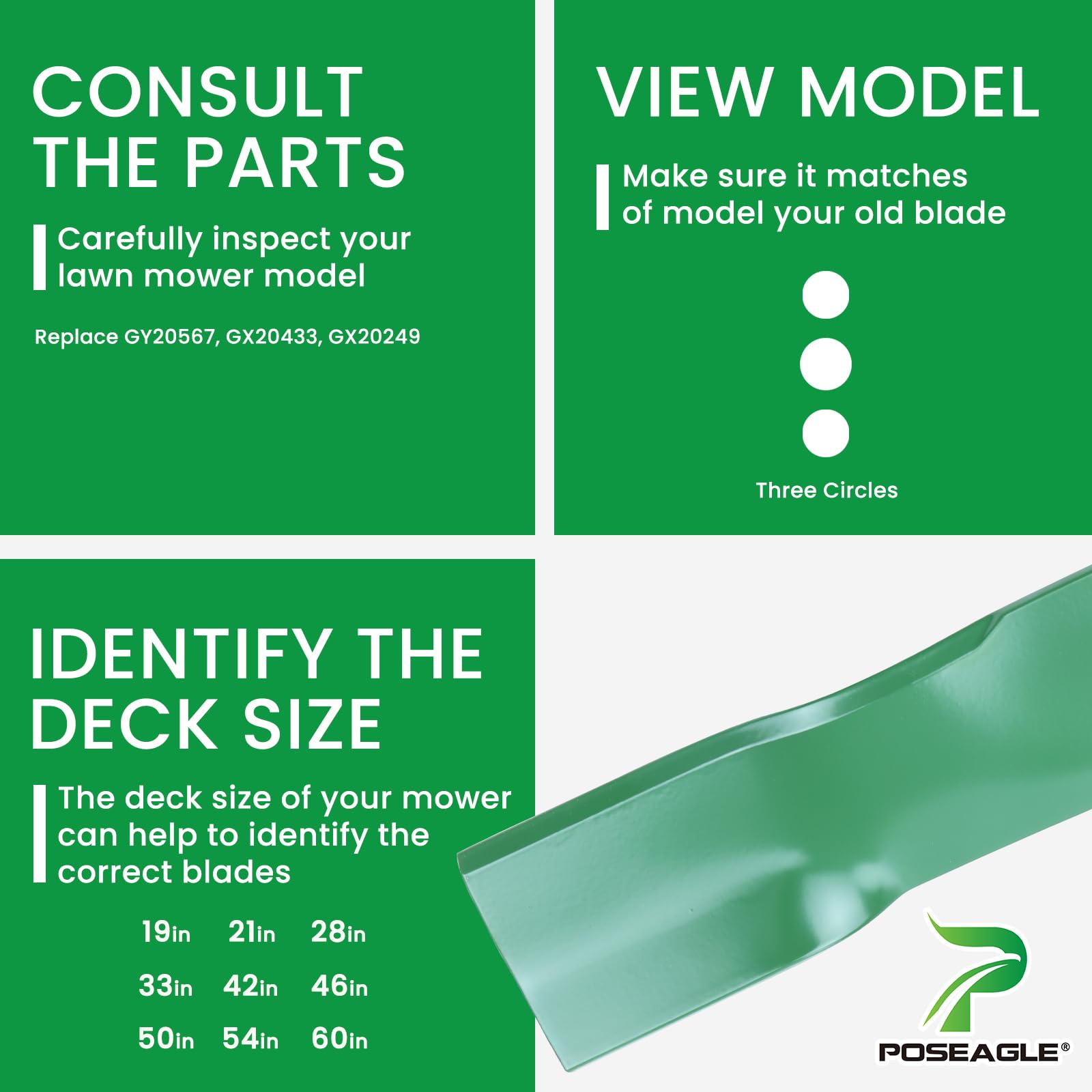 POSEAGLE steel finish showing durable coating for rust protection