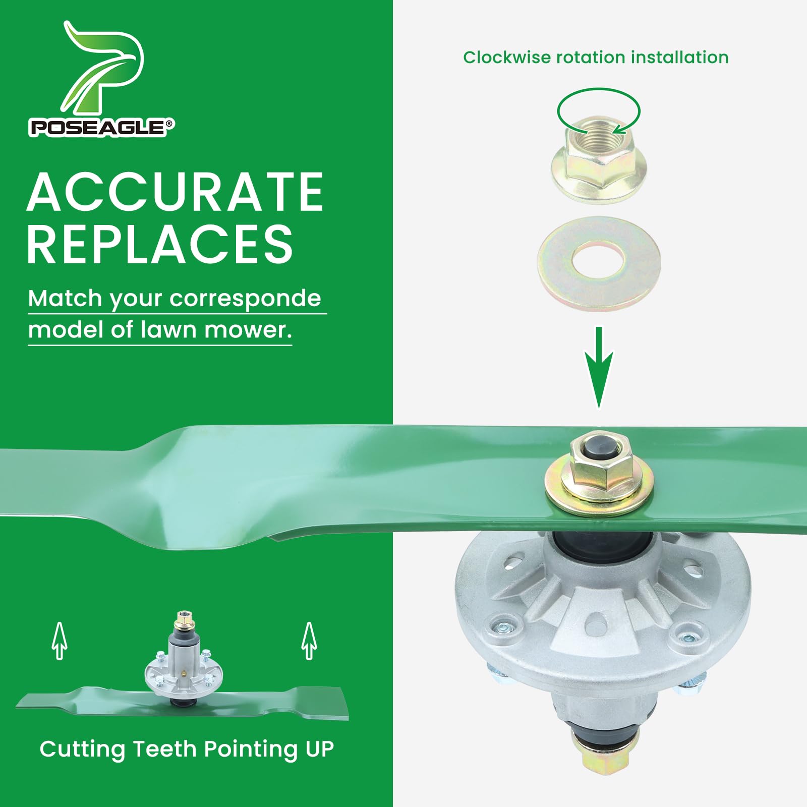 POSEAGLE retail packaging and label showing OEM compatibility and ready-to-install benefit