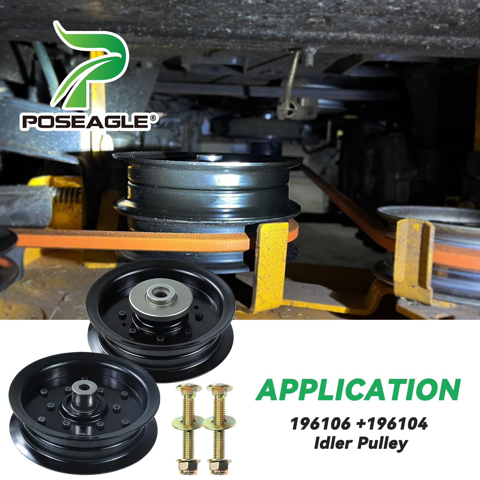 POSEAGLE packaging label with part numbers for easy verification