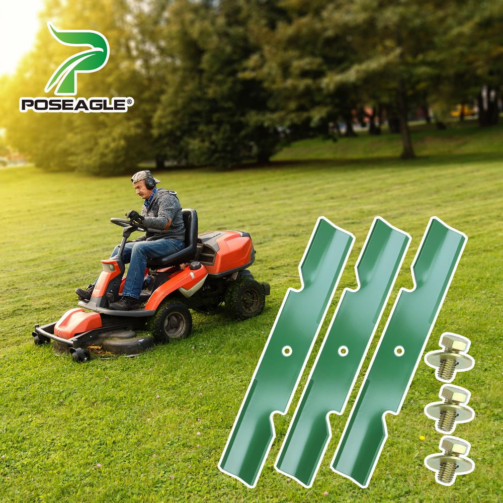 POSEAGLE powder-coated finish close-up resisting rust and extending blade life