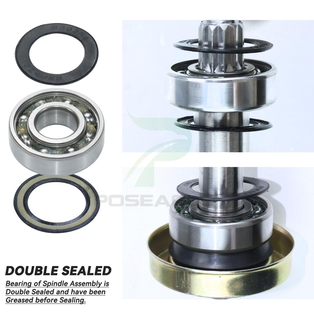 POSEAGLE pulley spacer close detail ensuring proper pulley spacing benefit