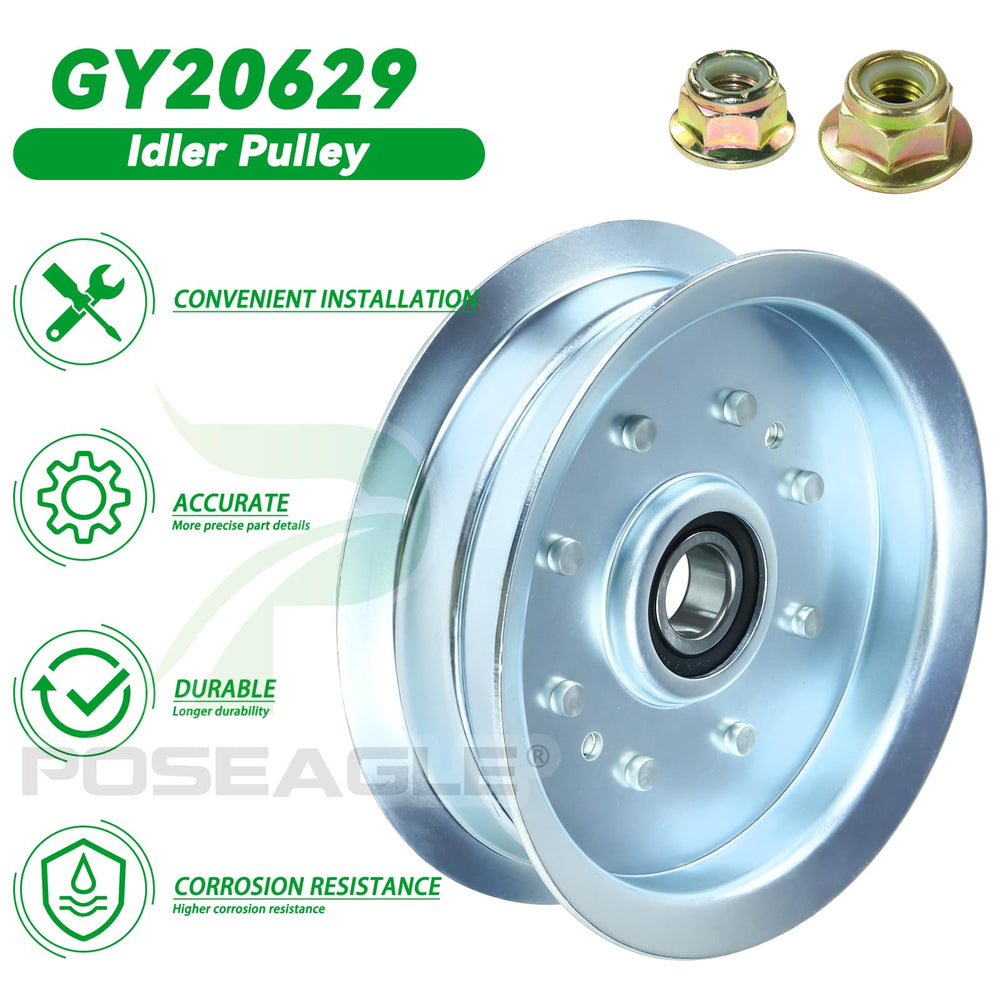 POSEAGLE retail packaging with two pulleys for ready replacement benefit