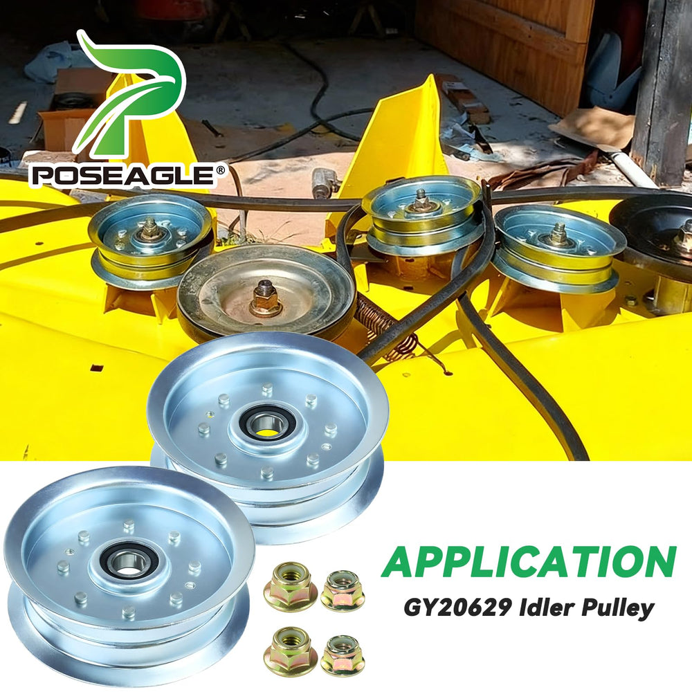 POSEAGLE pulley next to ruler showing scale for confident part matching