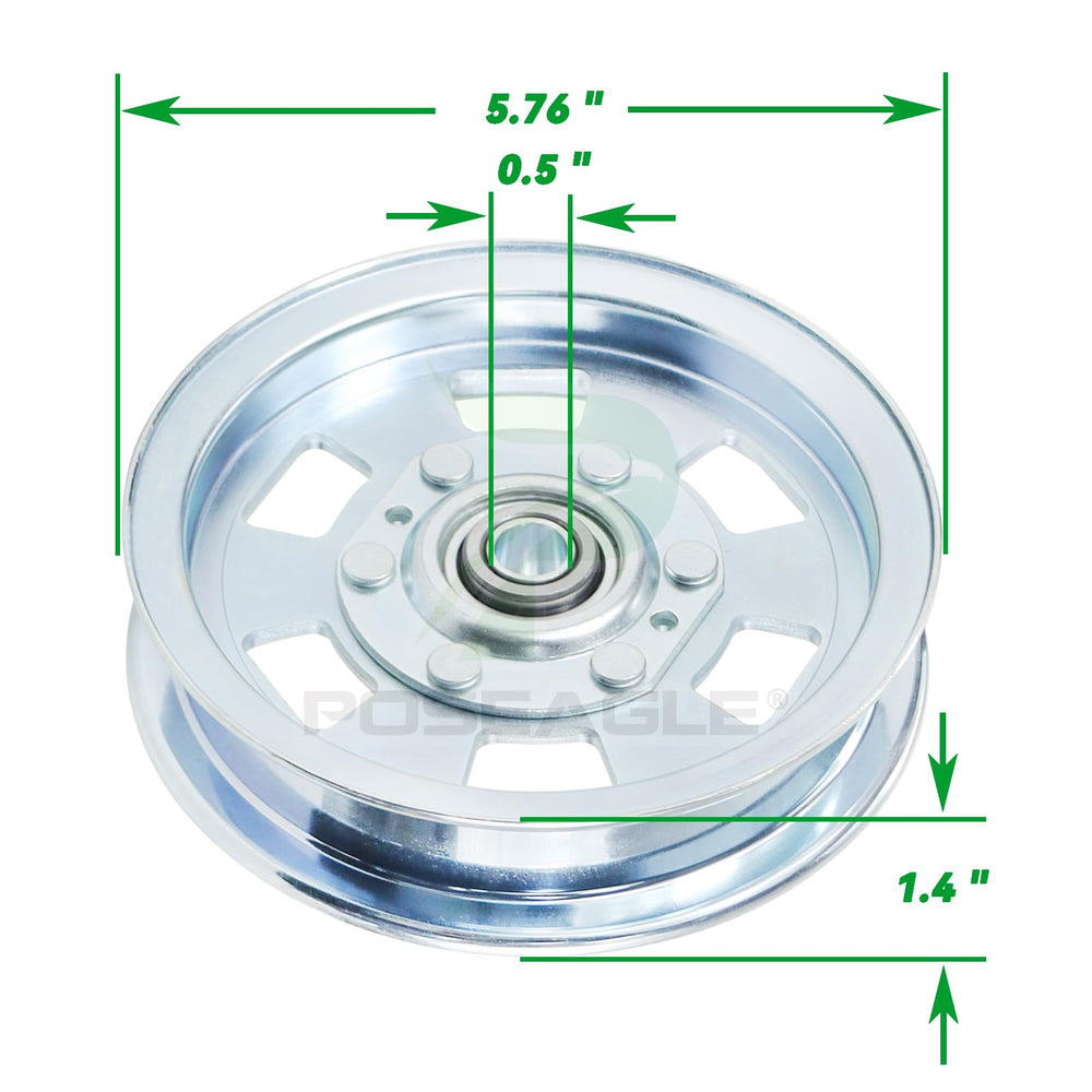 POSEAGLE side profile showing dimensions for accurate OEM fit benefit