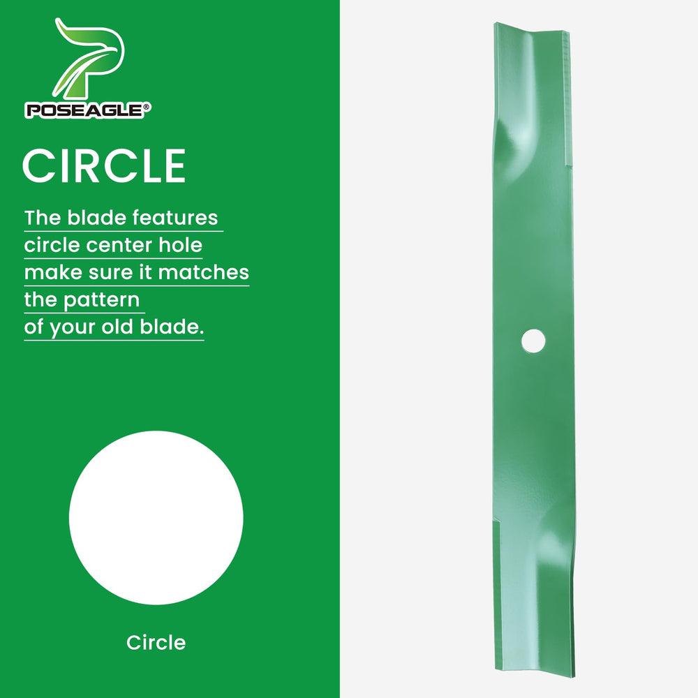 POSEAGLE side profile of blade lift shape for stronger airflow and bagging