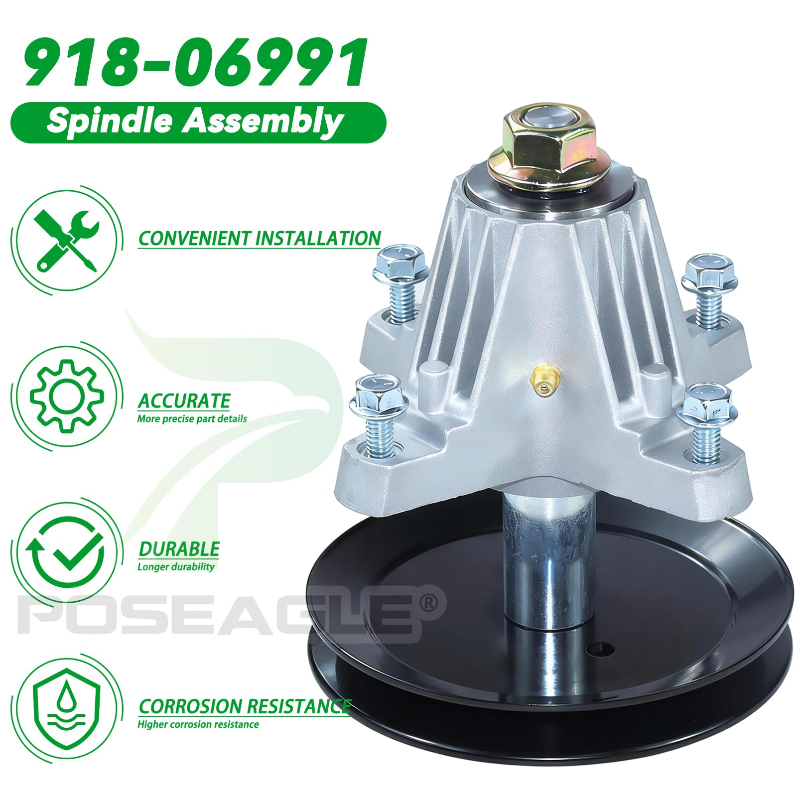 POSEAGLE aluminum housing texture resisting corrosion while remaining lightweight