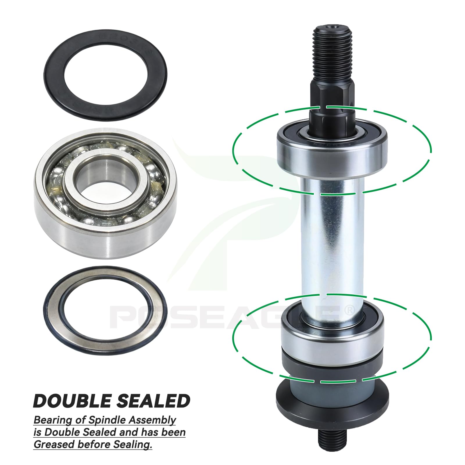 POSEAGLE aluminum housing texture demonstrating corrosion-resistant durable construction