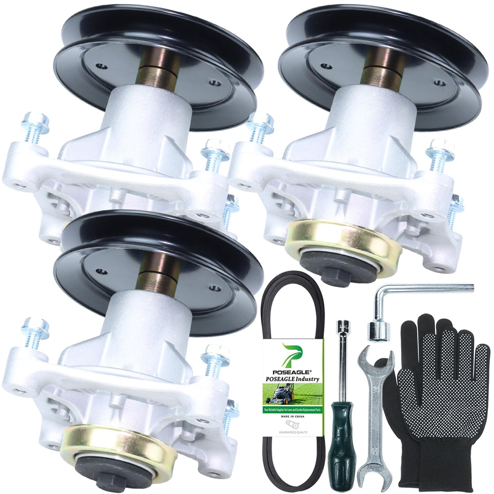 POSEAGLE spindle assembly front view showing fit and durability benefit