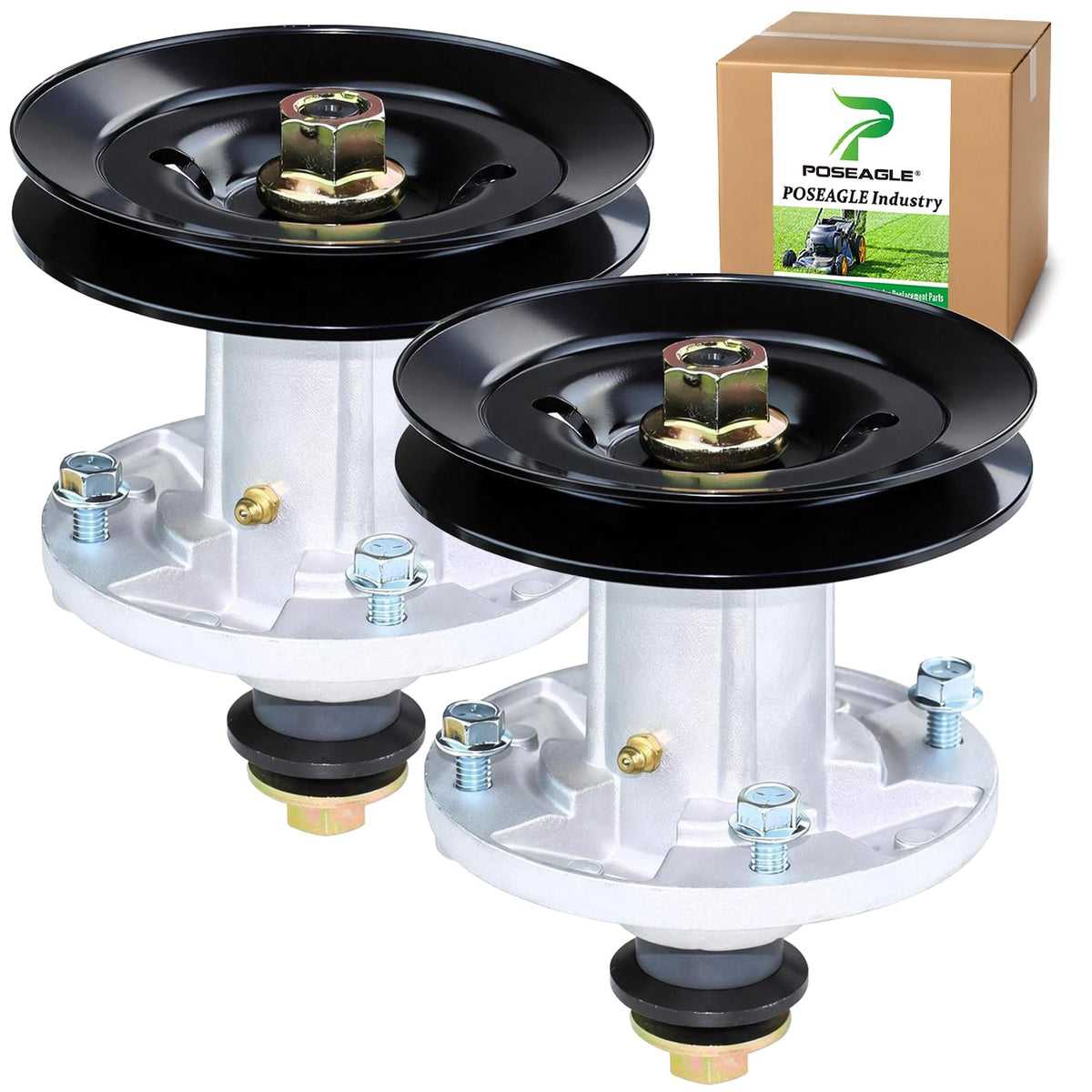 POSEAGLE front view spindle assembly showing fit and finish for reliable replacement