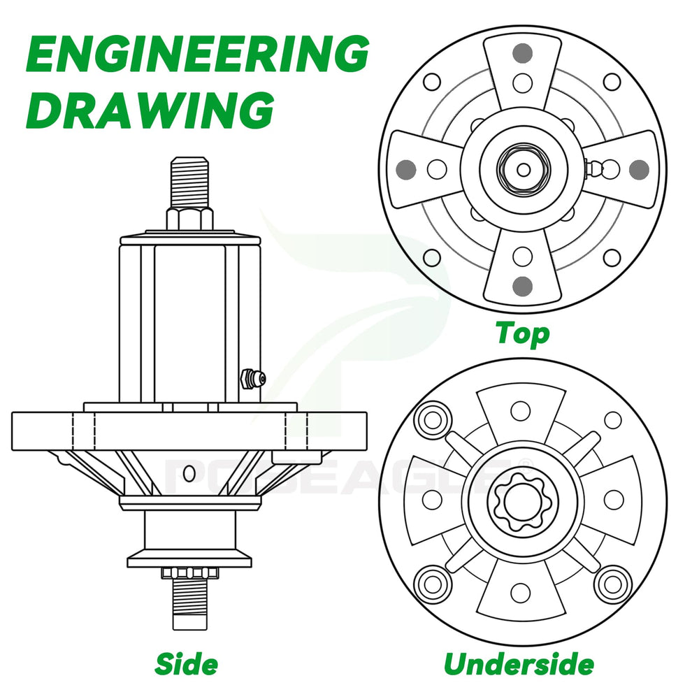 POSEAGLE hardware and fasteners included for secure, grade-5 strength attachment