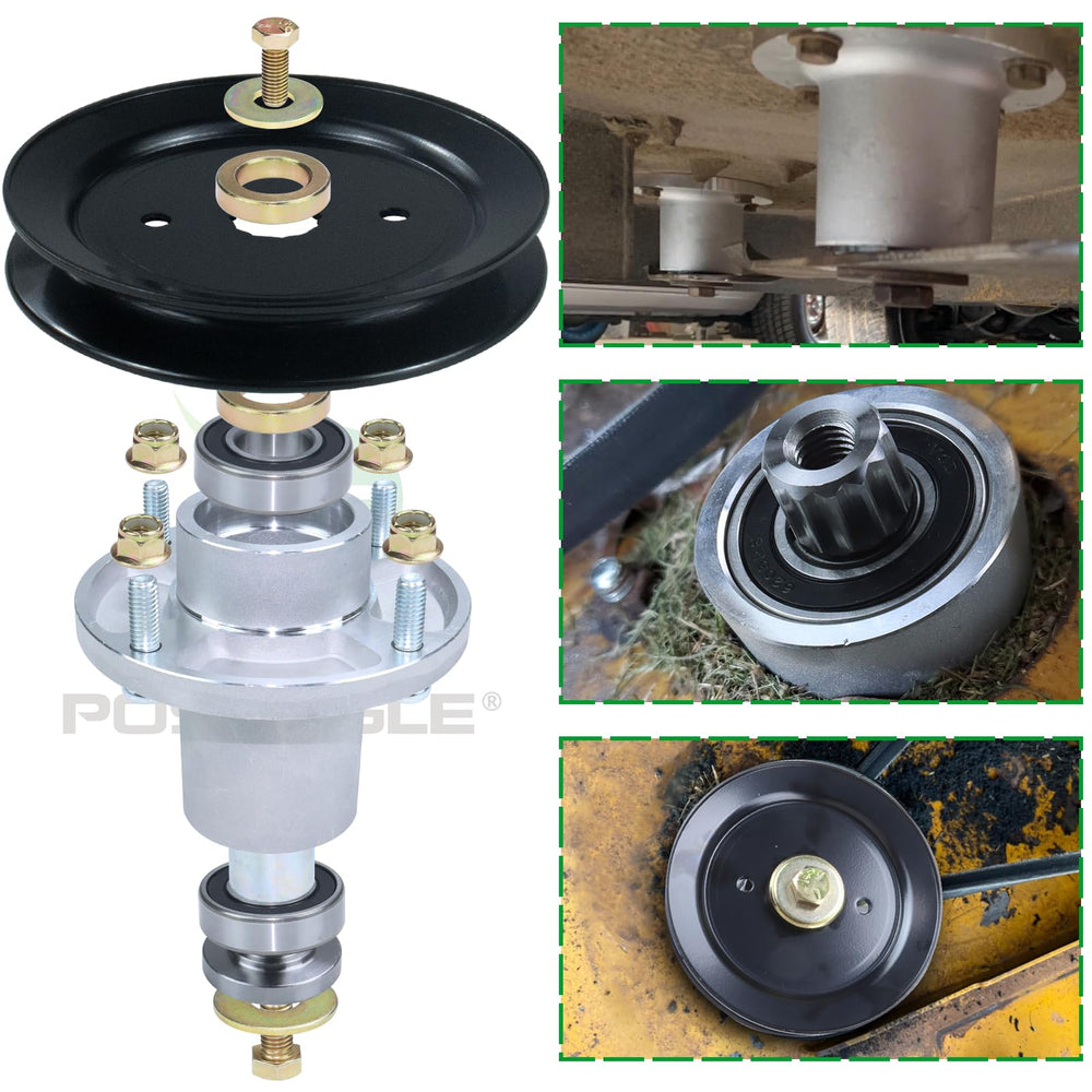 POSEAGLE spindle mounted on 60-inch deck improving cut consistency