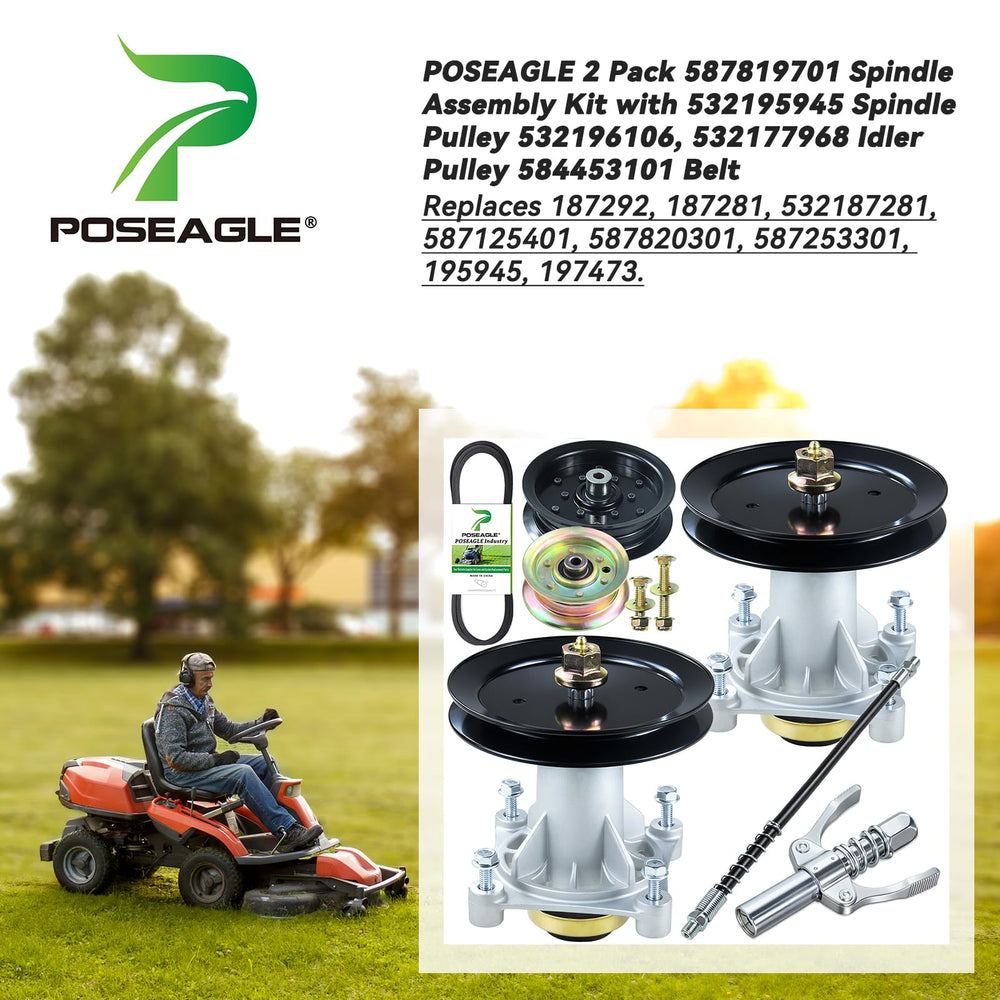 POSEAGLE spindle pulley close-up shows accurate dimensions and smooth bore