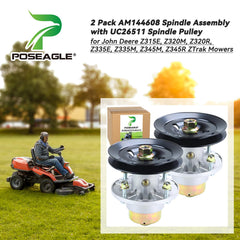 POSEAGLE spindle pulley close-up highlighting precise OEM-dimension fit