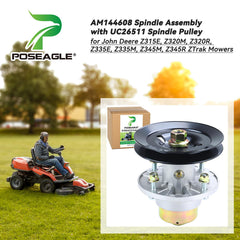 POSEAGLE spindle pulley side profile matching OEM dimensions for correct belt alignment