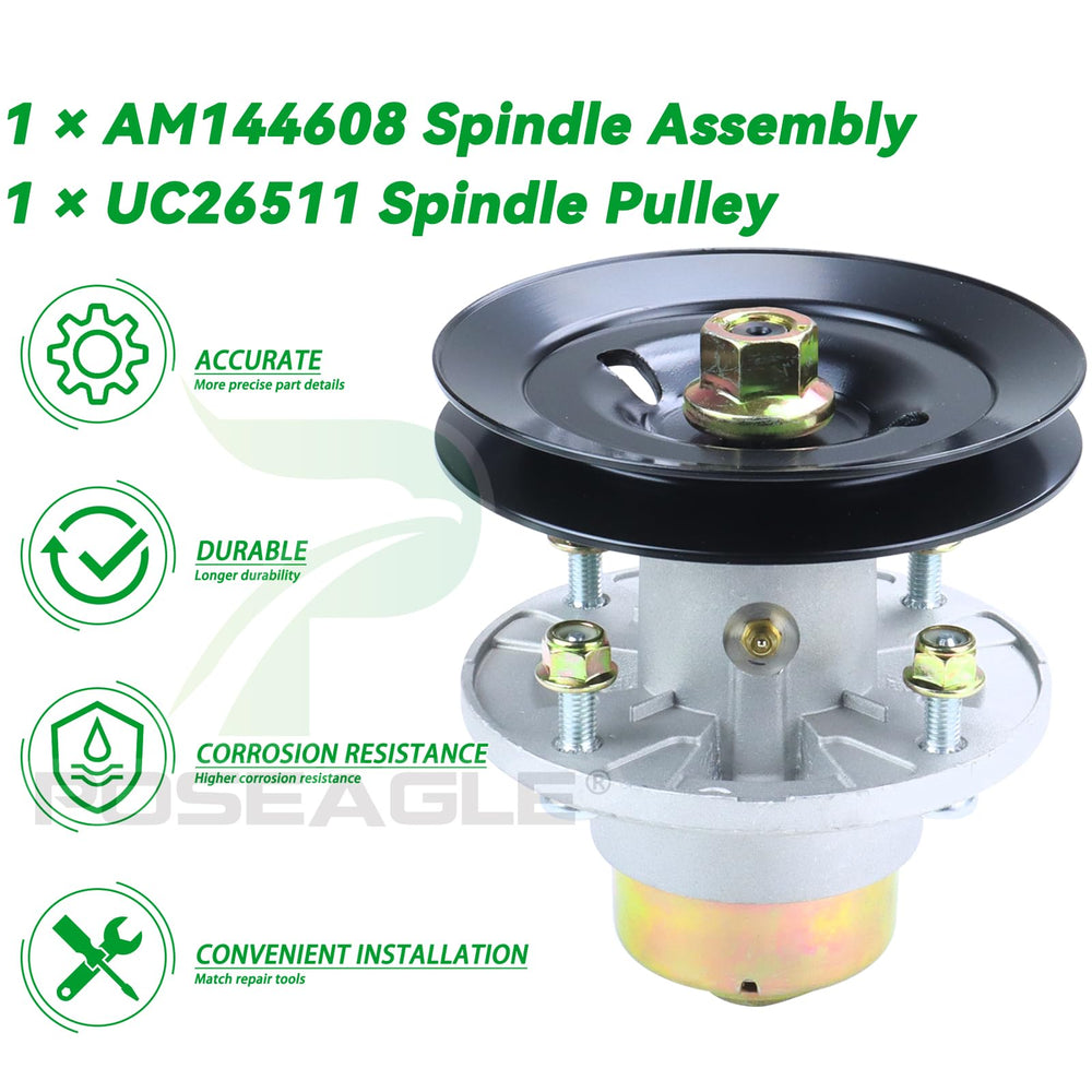 POSEAGLE spindle next to ruler scale for quick size and fit confirmation
