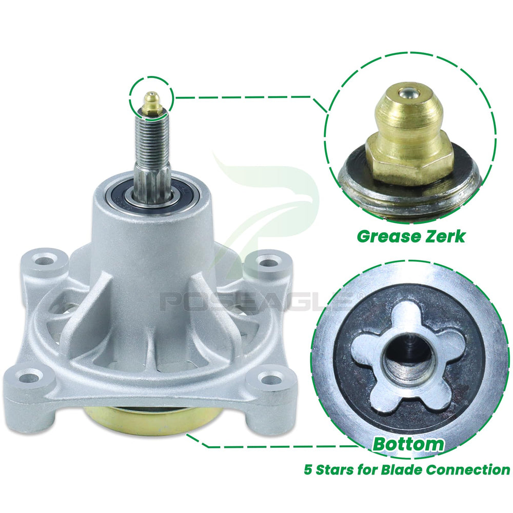 POSEAGLE spindle next to ruler for quick size and scale reference