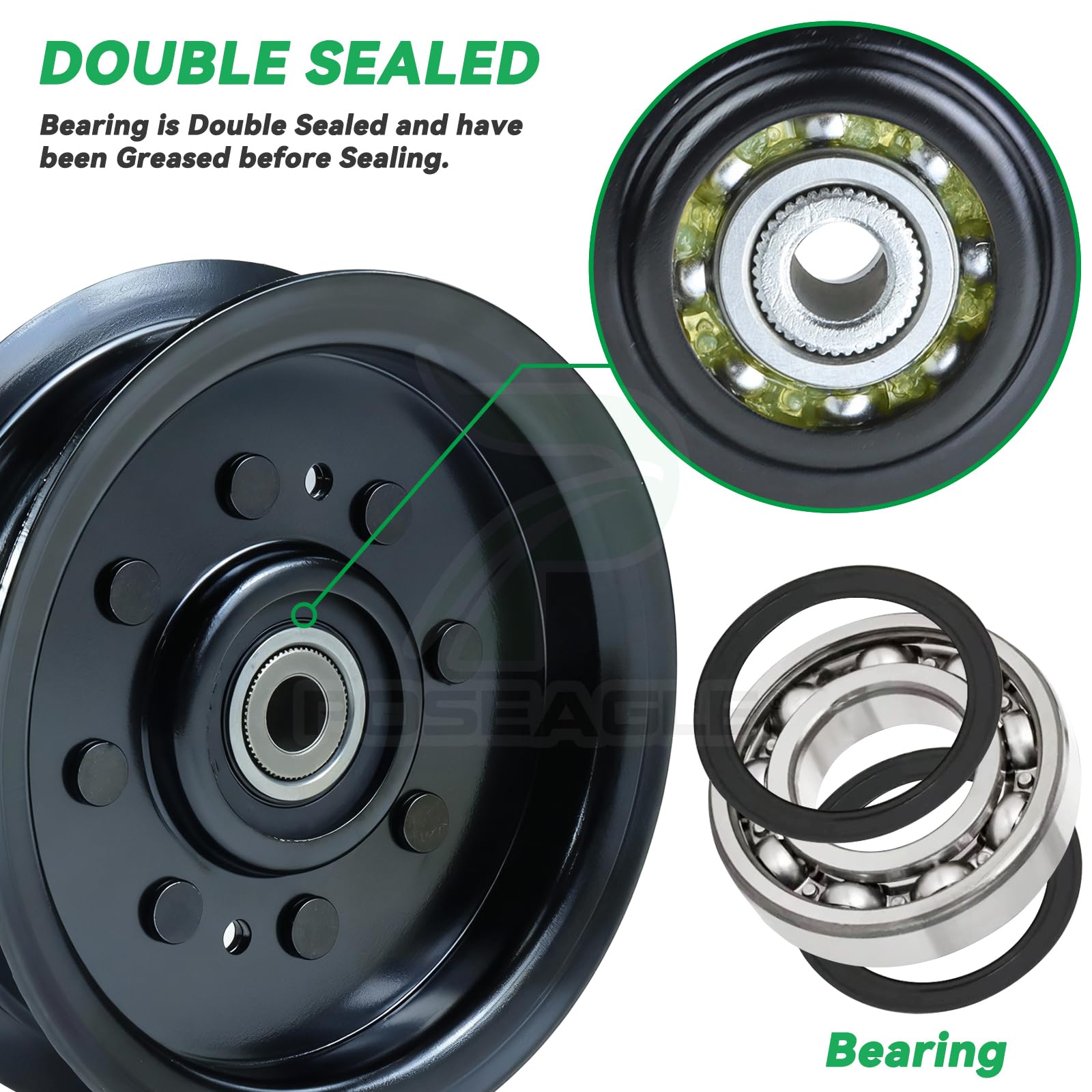 POSEAGLE steel finish detail resisting corrosion and impact