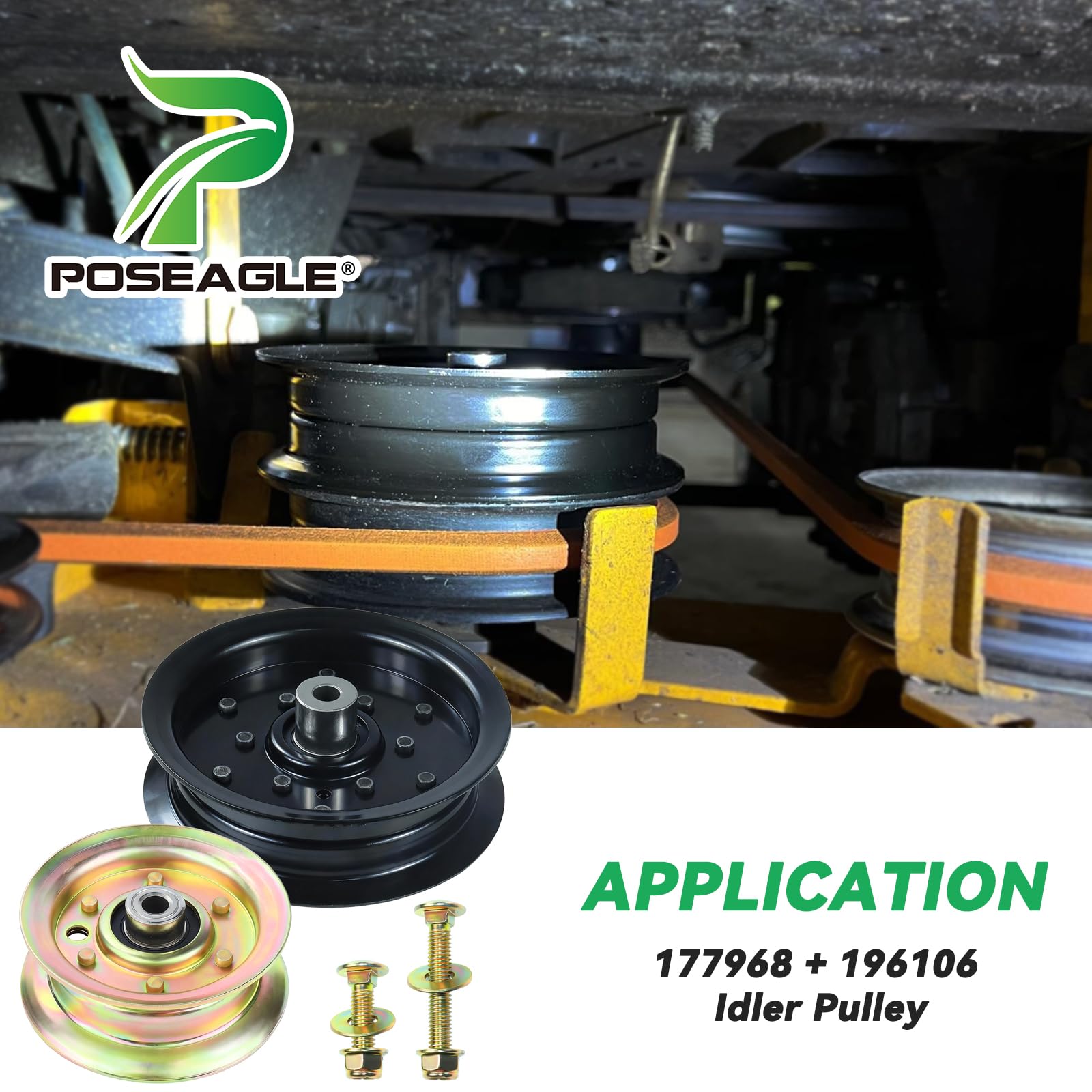 POSEAGLE steel finish texture showing corrosion resistance benefit