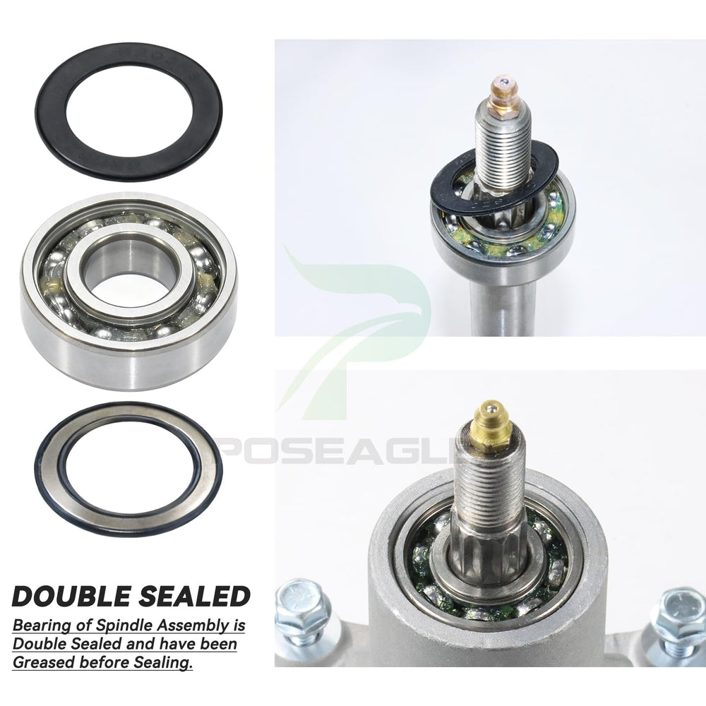 POSEAGLE two-pack boxed kit ready to replace mower deck components