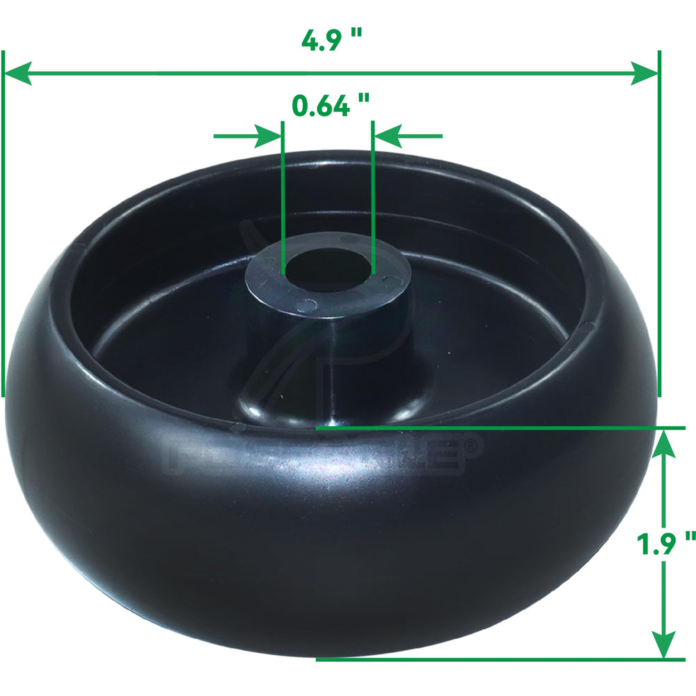 POSEAGLE close-up of wheel polypropylene texture highlighting wear resistance