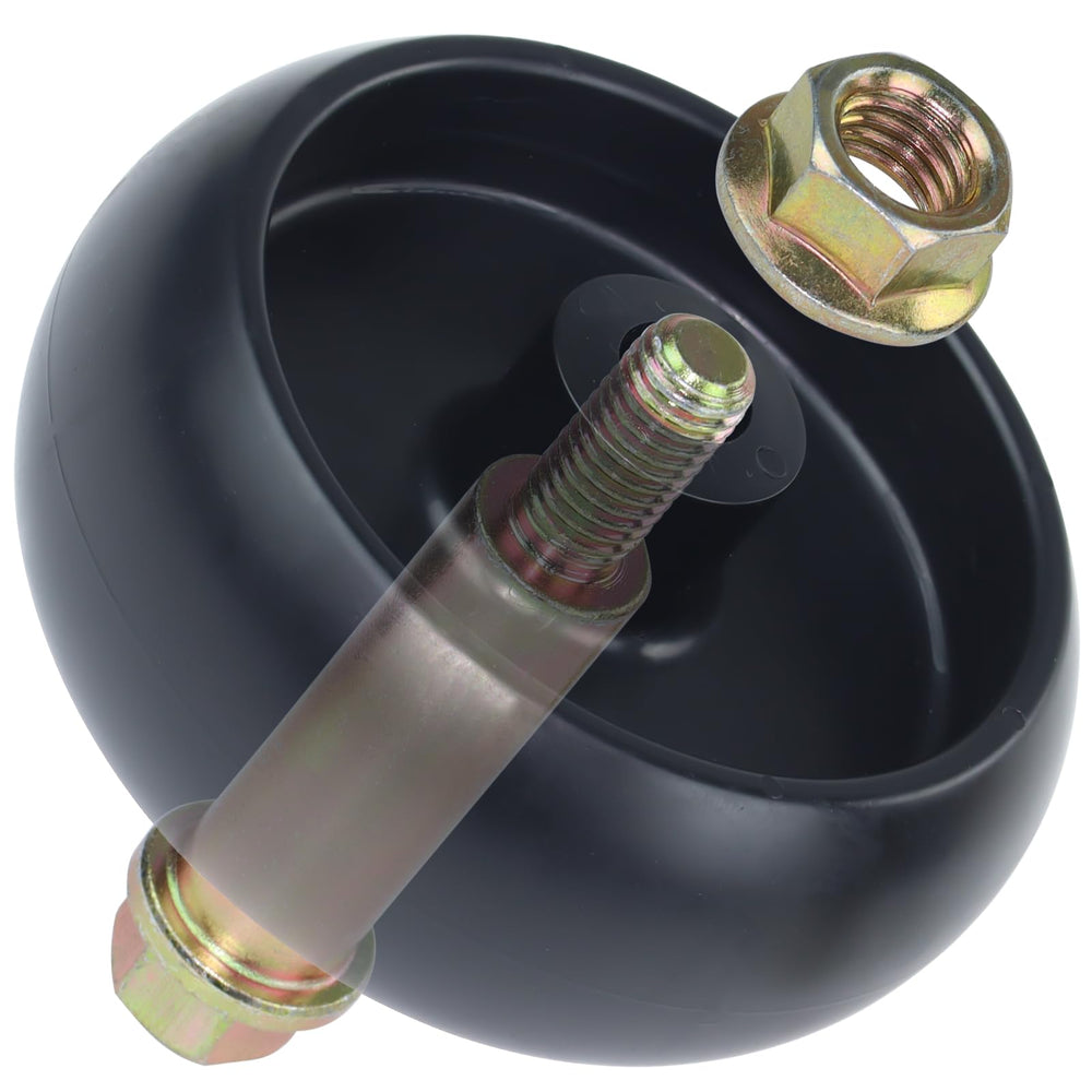 POSEAGLE wheel mounted on tractor deck restoring deck stability