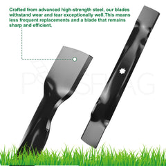 POSFLAG center 7-point star hole detail ensuring direct John Deere compatibility
