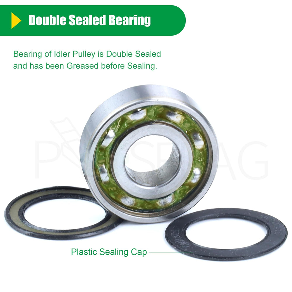POSFLAG 532177968 pulley side profile illustrating compact design and reliable performance
