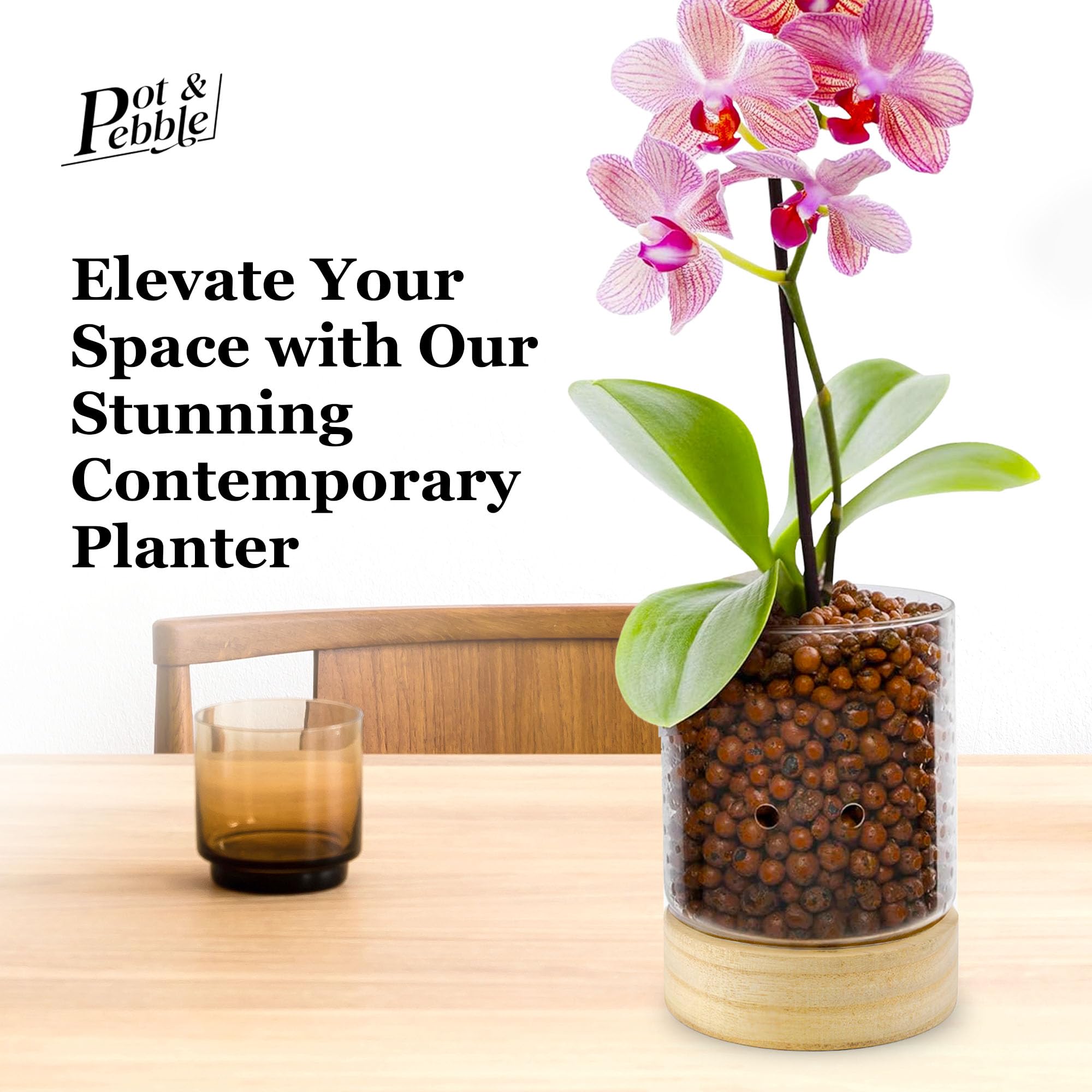 Pot & Pebble lifestyle desk display enhancing small-space interior style