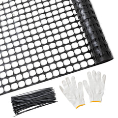 PotatoLife front view of black mesh roll showing compact packaging and portability