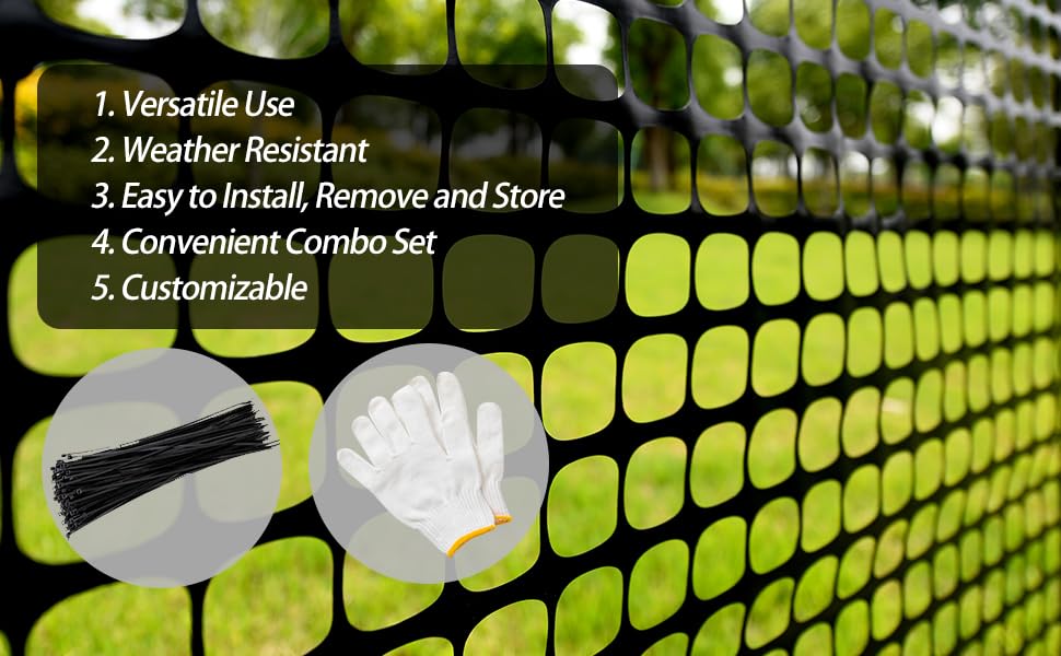 PotatoLife mesh installed around raised beds protecting plants while maintaining visibility