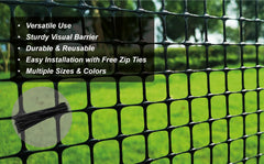PotatoLife close-up of 0.8 inch mesh pattern showing durable UV-resistant texture