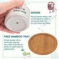 Potchen bamboo tray detail protecting surfaces and catching water